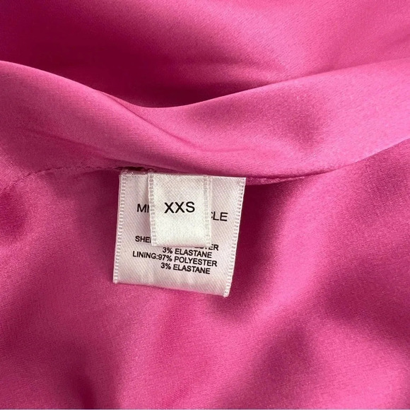 Miss Circle Madeline Fuchsia Feather Trim Blazer Dress Barbiecore Size XXS - Picture 13 of 16